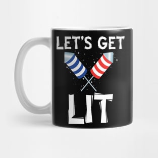 Let's Get Lit Fireworks Mug